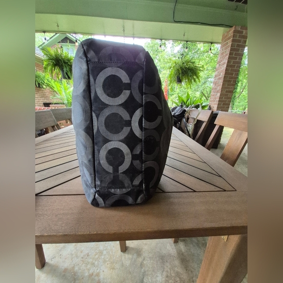 2010 Coach Black and Gray Shoulder Bag With Hang tag - Picture 4 of 6